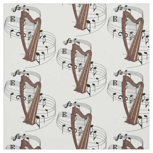 Harfen-Gewebe Stoff (Muster)