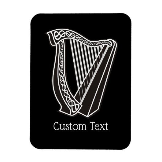 Harfen-Ikone Magnet (Vertikal)