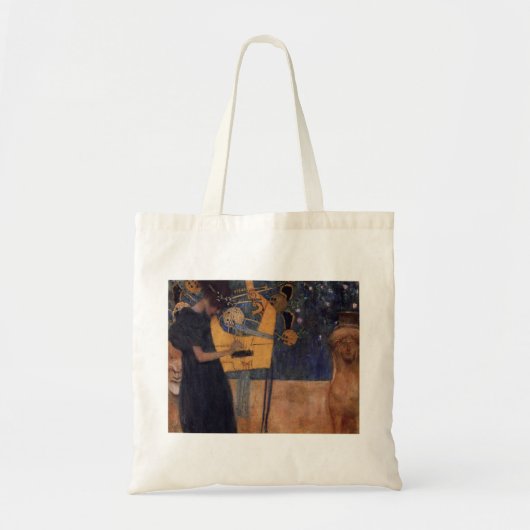 Harfen-Musik-Taschen-Tasche Gustav Kllimt Tragetasche (Vorne)