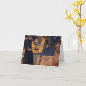 Harfen-Musiknote-Karte Gustav Kllimt Karte (Gelbe Blume)