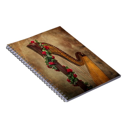 Harfen-Notizbuch Notizblock (Rechte Seite)