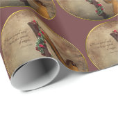 Harfen-Packpapier Geschenkpapier (Rolleneckpunkt)