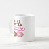Harfen-Spieler-lustiges Geschenk Kaffeetasse (Vorderseite Links)