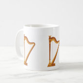 Harfen-Tasche Kaffeetasse (Vorderseite Links)