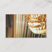 Harfen-Visitenkarte Visitenkarte (Rückseite)