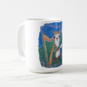 Harfenmondengel Kaffeetasse (Vorderseite Links)