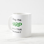 Harfenspieler Kaffeetasse (Vorderseite Links)