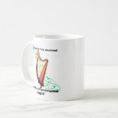 Harfeshenanigans-Tasse Kaffeetasse (Vorderseite Links)