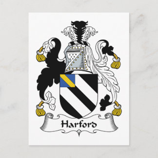 Harford Familienwappen Postkarte