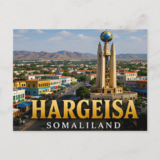 Hargeisa-Unabhängigkeitsdenkmal und Somaliland Gei Postkarte