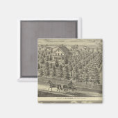 Hargis, Cheney Residenzen Magnet (Vorderseite/Rückseite)