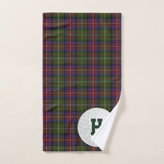 Hargis Clan Tartan Kariertes Golfhandtuch Handtuch (Handtuch)