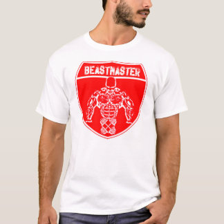Hargis Muskel Beastmaster Rot-Schild T-Shirt