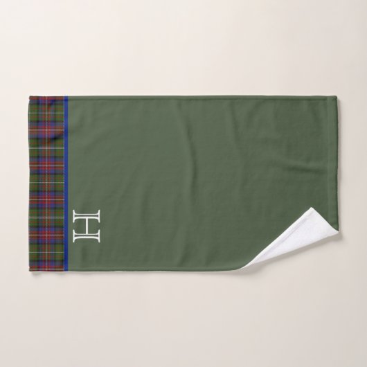 Hargis Tartan Mit Monogramm Bath Towel Set (Handtuch)