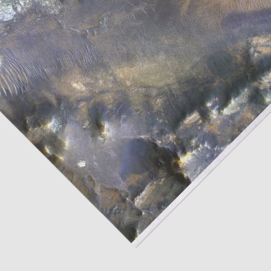 Hargraves Krater auf Mars Seidenpapier (Ausschnitt)