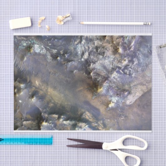 Hargraves Krater auf Mars Seidenpapier (Handwerk)