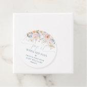 Hargrove Blue Floral Baby Dusche Pop It Geschenkanhänger (Beispiel)