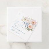 Hargrove Blue Floral Vielen Dank Geschenkanhänger (Beispiel)