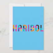 Haribol Nitai Gaur Einladung (Vorderseite)