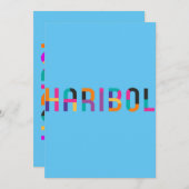 Haribol Nitai Gaur Einladung (Vorne/Hinten)