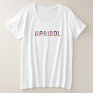 Haribol Nitai Gaur Große Größe T-Shirt