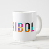 Haribol Nitai Gaur Jumbo-Tasse (Vorderseite Rechts)