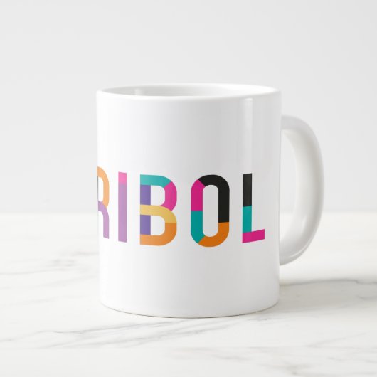  Haribol Nitai Gaur       Jumbo-Tasse (Vorderseite Rechts)