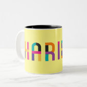  Haribol Nitai Gaur         Zweifarbige Tasse (Vorderseite Links)