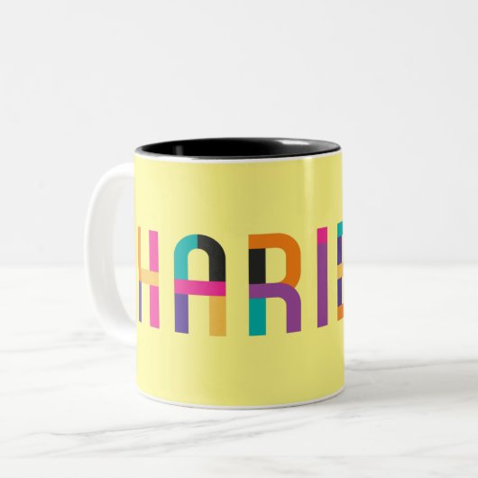  Haribol Nitai Gaur         Zweifarbige Tasse (Vorderseite Links)