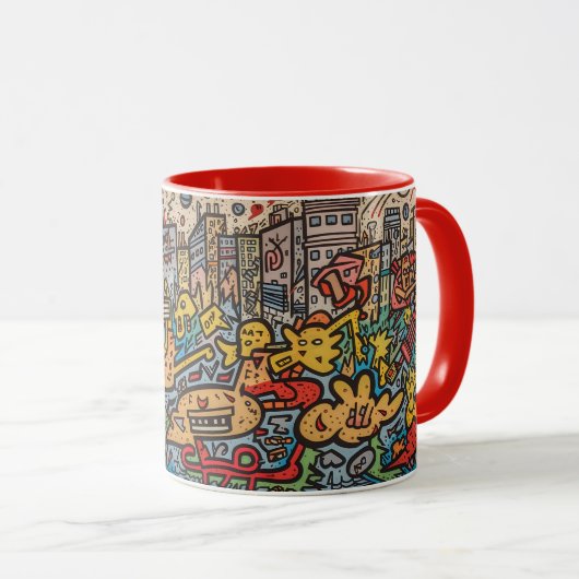 Haring City Tribute Tasse (VorderseiteRechts)