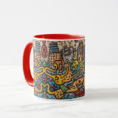 Haring City Tribute Tasse (Vorderseite Links)