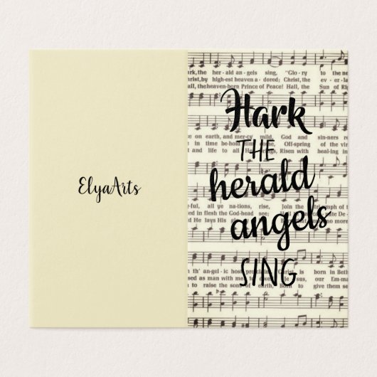 Hark, die Herald Angels Sing (Außenseite Aufgefaltet)