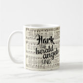 Hark, die Herald Angels Sing Kaffeetasse (Links)