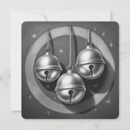 Hark, How the Bells: Eine Minimalistische Weihnach Feiertagskarte