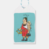 Hark the Hairy Angel Gift Tag Geschenkanhänger (Vorderseite)