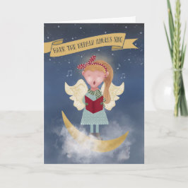 Hark the Herald Angels Sing Christmas Angel Karte