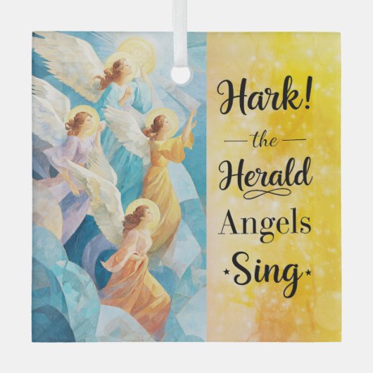 Hark! The Herald Angels Sing Ornament (Vorderseite)