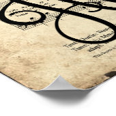 Hark the Herald Hymn Print Poster (Ecke)