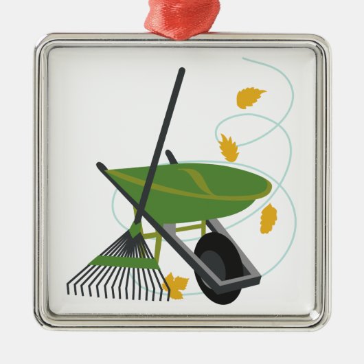 Harken im Spaß Ornament Aus Metall (Vorne)