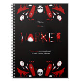 Harker - Dracula-Notebook Notizblock (Vorderseite)