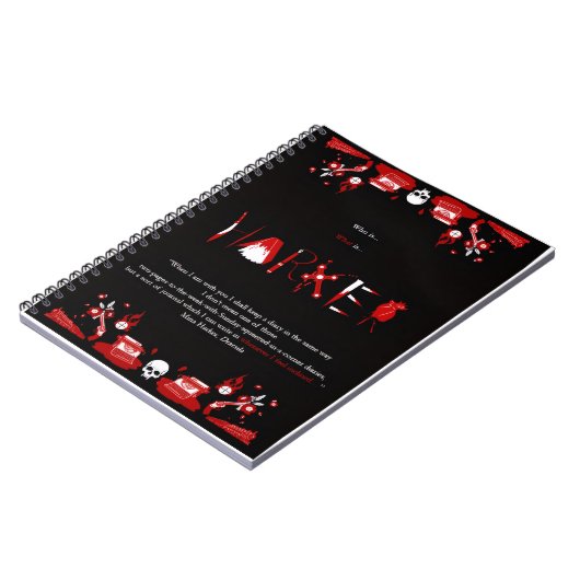 Harker - Mina Notebook Notizblock (Linke Seite)