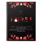 Harker - Mina Notebook Notizblock (Vorderseite)