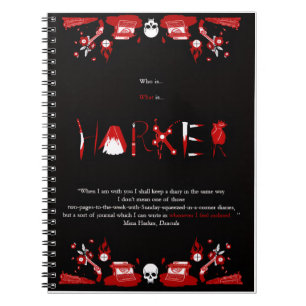 Harker - Mina Notebook Notizblock