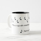 Harlan KY Lyrics Inspirierte Kaffeetasse (Vorderseite Links)
