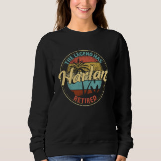 Harlan Legend lehnt Personalisierte Rente ab Sweatshirt