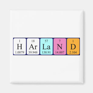 Harland-Magnet für periodische Tabellen Magnet