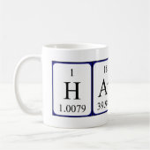 Harland Periodenname Tasse (Links)