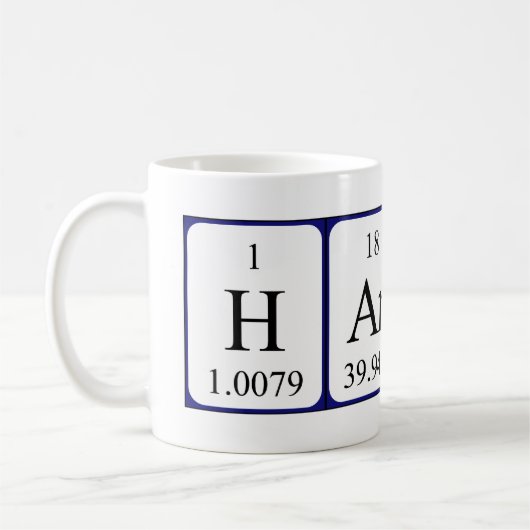 Harland Periodenname Tasse (Links)