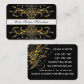 Harleath elegante berufliche Runde Visitenkarte (Vorne/Hinten)