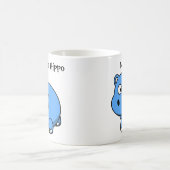 Harleigh the Hippo Custom Cartoon Children's Tasse (Mittel)